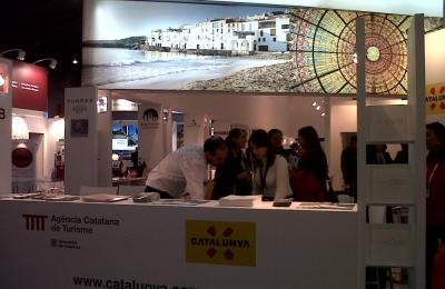 Promocionant el Priorat a la Fira EIBTM