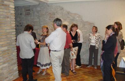 Visita de l'associació Bordeaux a l'Hotel Hostal Sport