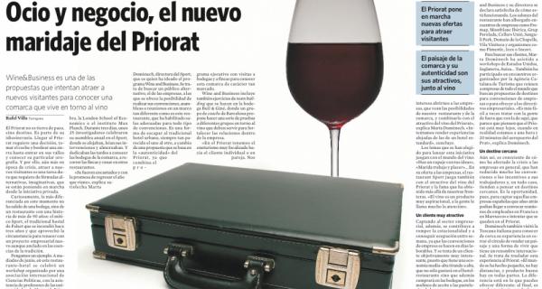 Article Diari de Tarragona de Wine&Business